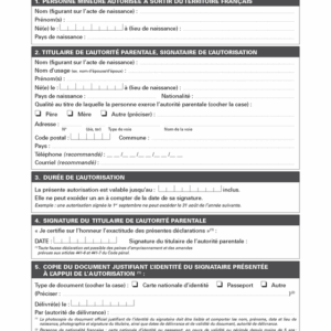 Autorisation de Sortie du Territoire (France)