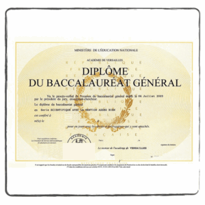 Diplôme de Baccalauréat