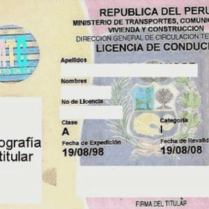 Permis de Conduire (Pérou)